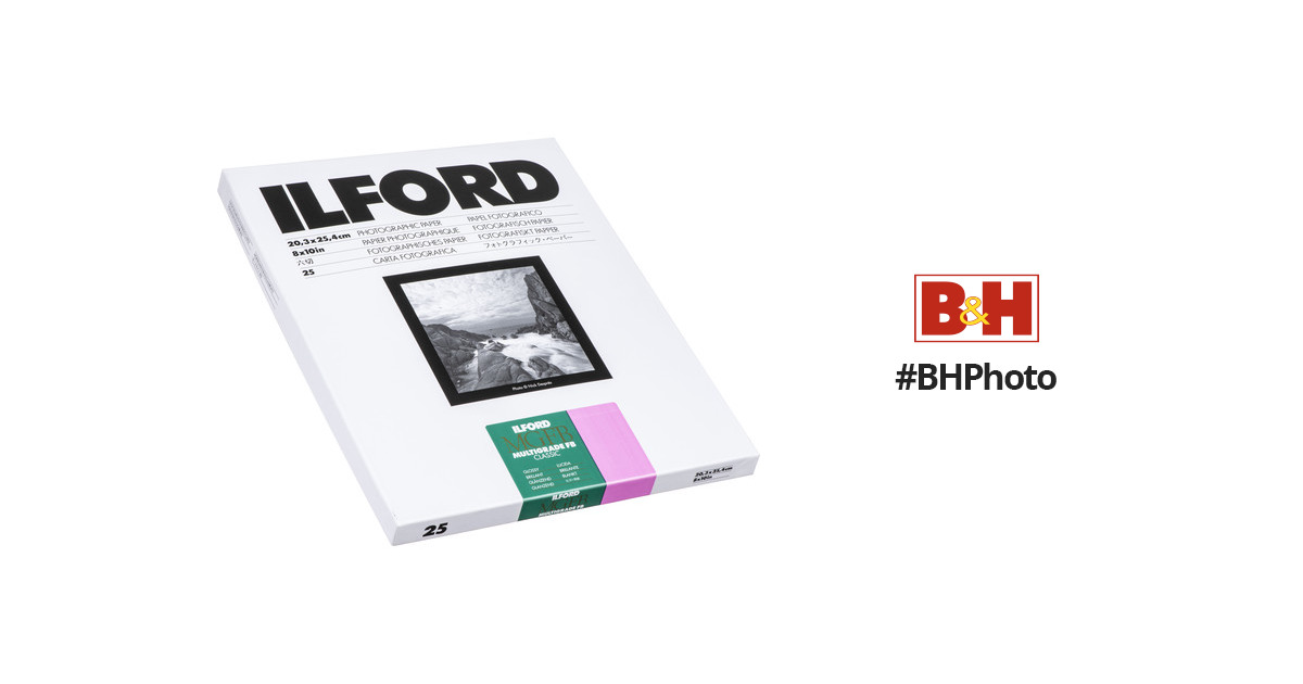 ILFORD Multigrade FB Classic 1K - Natural Gloss 12,7x17,8 CM (5x7 INCH) /  100 Sheets - Gradation: Variable -  analogue photography