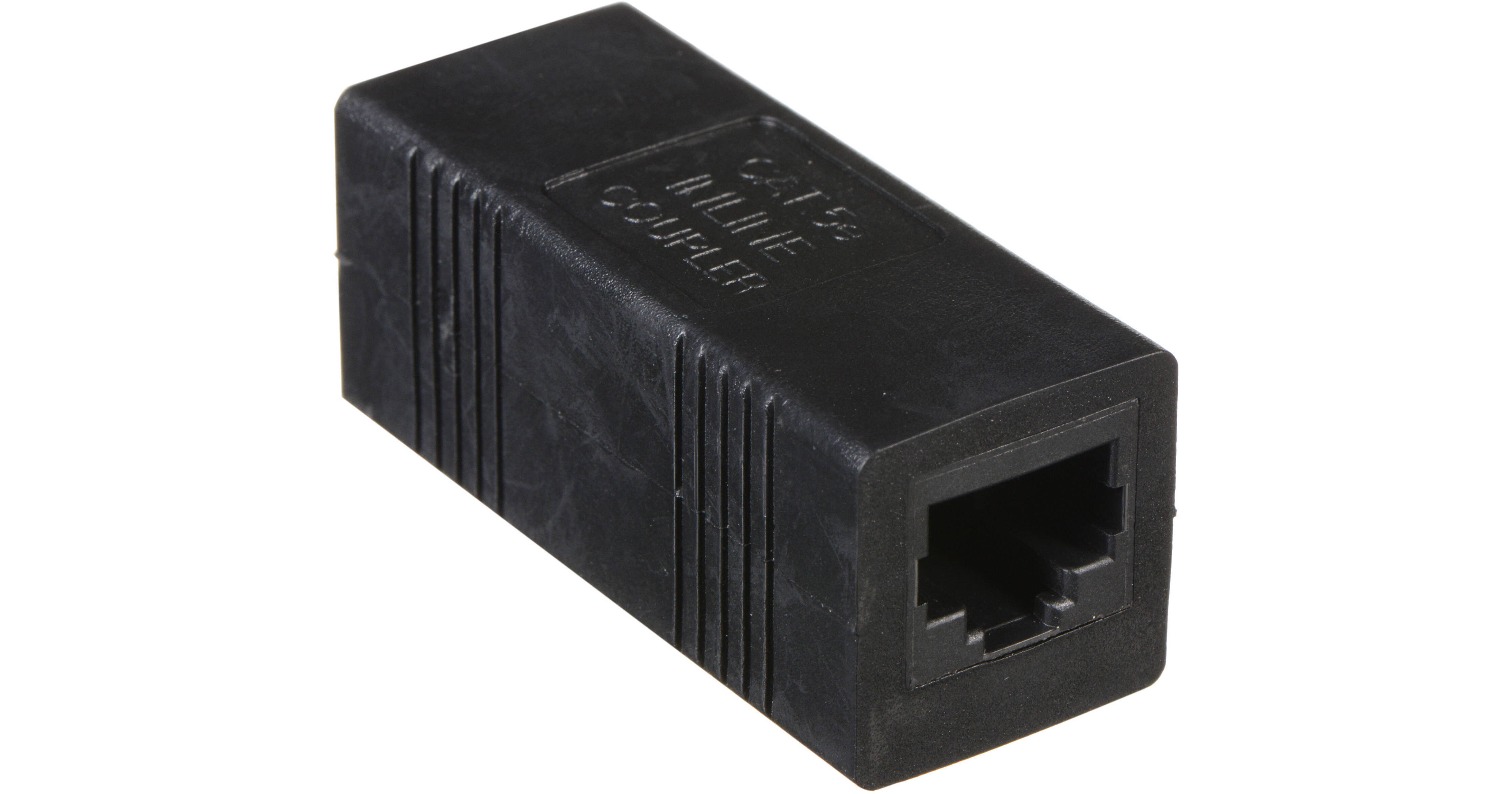 Tera Grand Cat 5e Female to Cat 5e Female Molded CAT5E-INCOP-BK