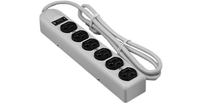 Tera Grand 6-Outlet Metal Surge Protector SURG-1X6-METAL B&H