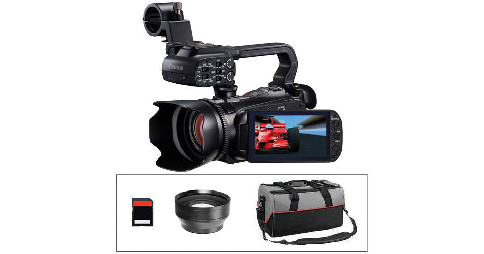 Canon XA10 Professional HD Camcorder/Media Card/Wide-Angle