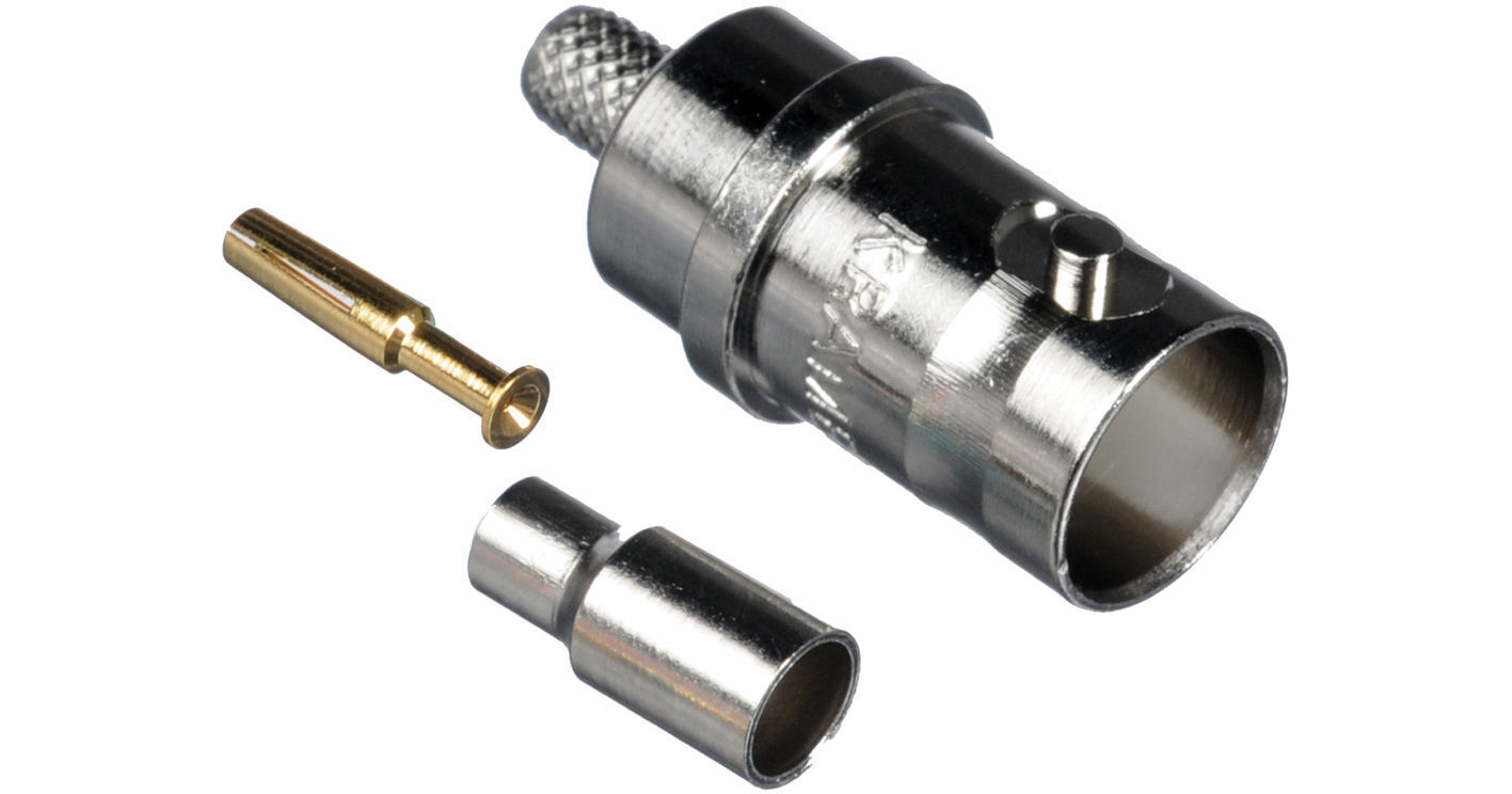 Kramer BNC F Crimp Connector for 26-28 AWG Coax CCR-BNCF-179 B&H