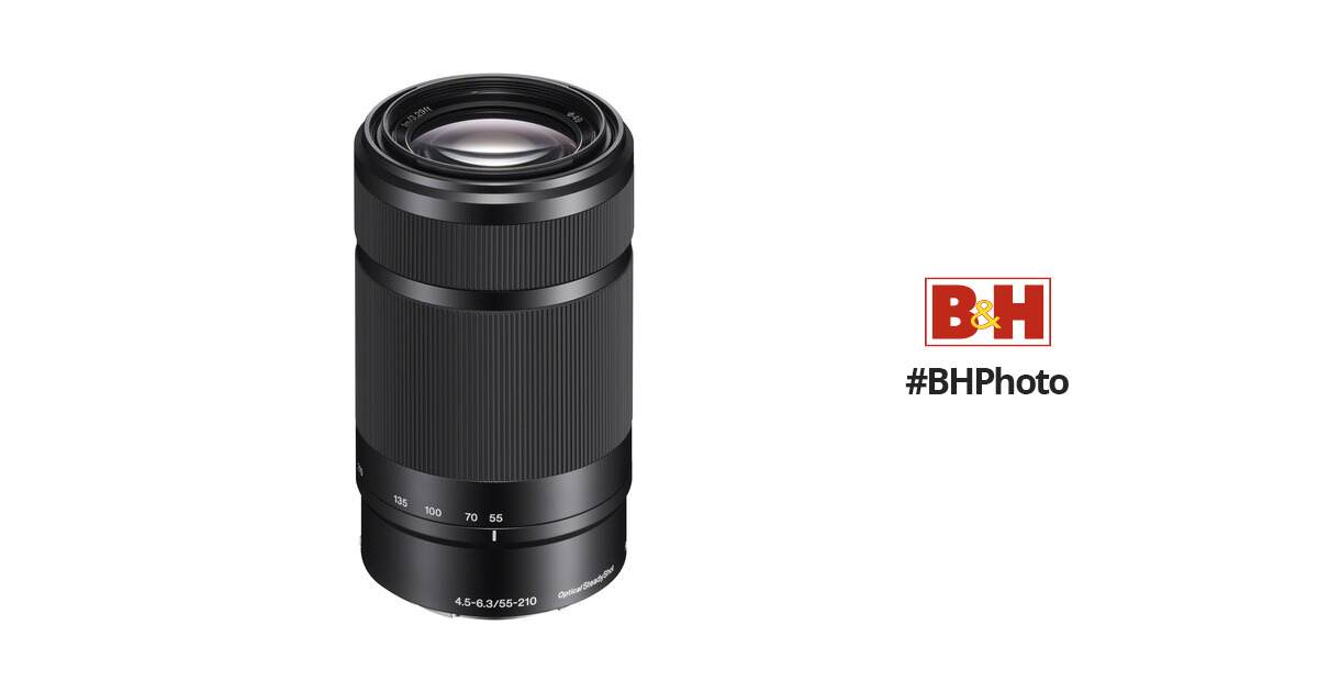 カメラ その他 Sony E 55-210mm f/4.5-6.3 OSS Lens (Black) SEL55210/B B&H Photo