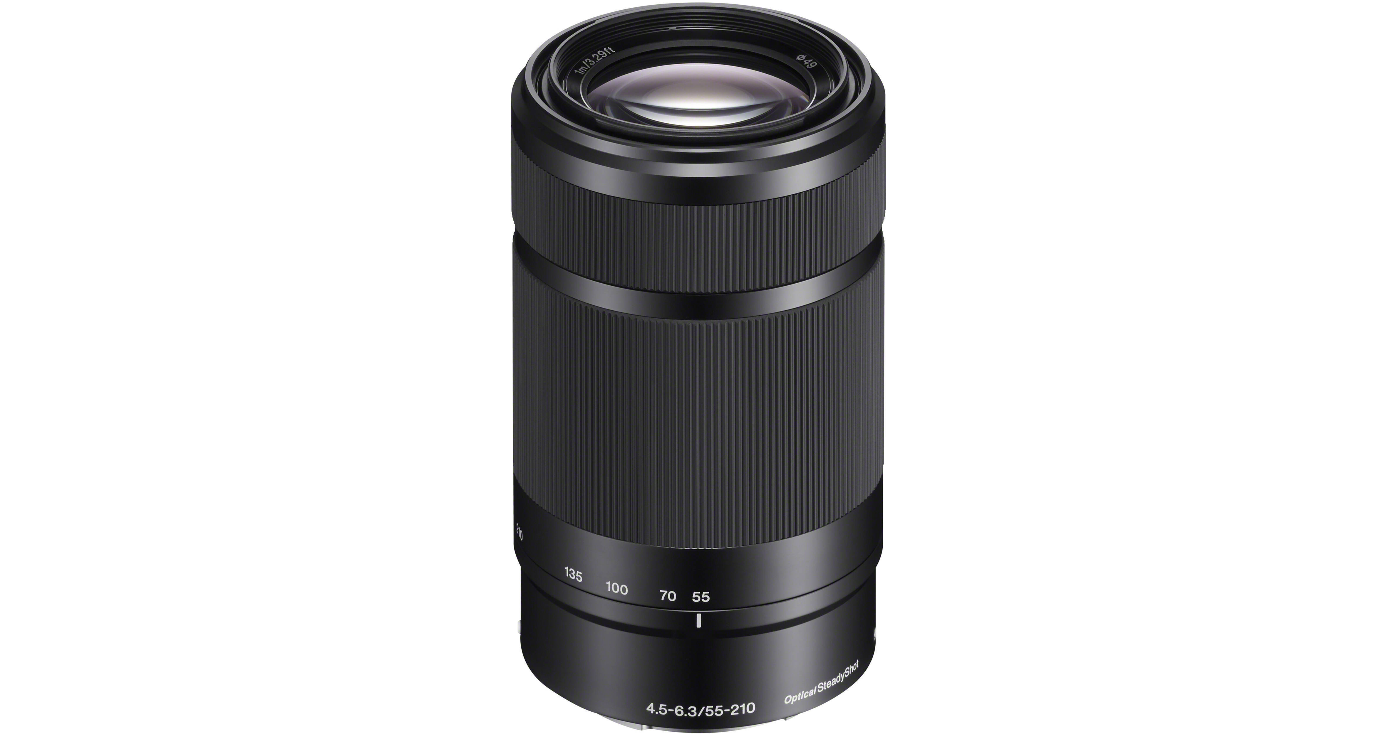 Ananiver eficiencia Impedir Sony E 55-210mm f/4.5-6.3 OSS Lens (Black) SEL55210/B B&H Photo