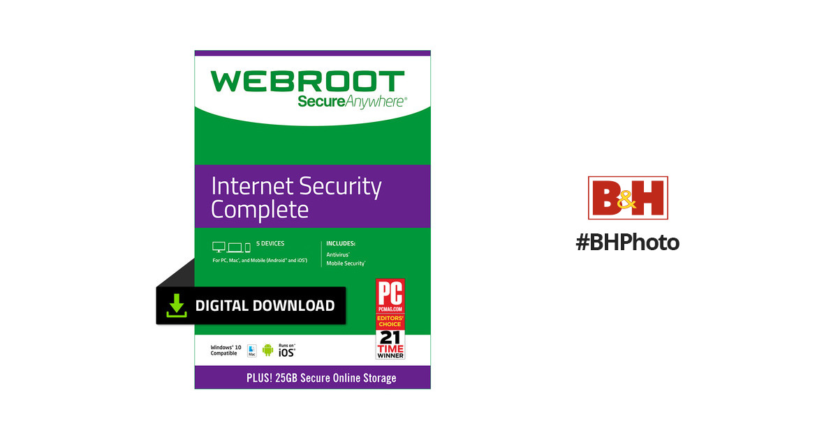 webroot secureanywhere internet security complete 2018