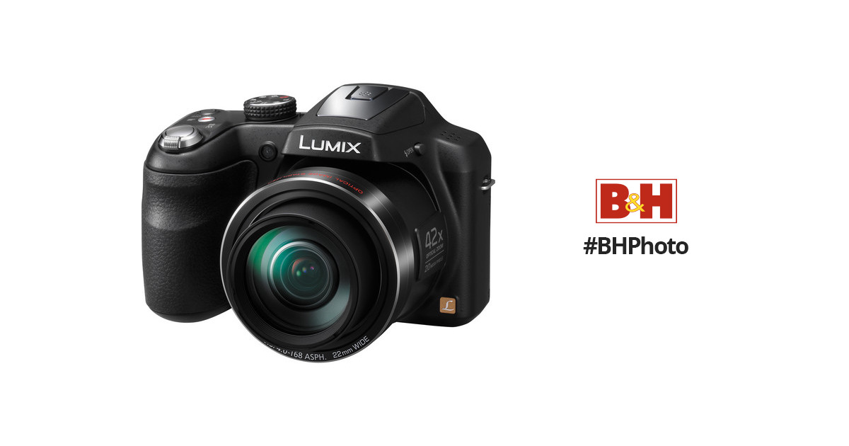 Isolator shit Collega Panasonic LUMIX DMC-LZ40 Digital Camera (Black) DMC-LZ40K B&H