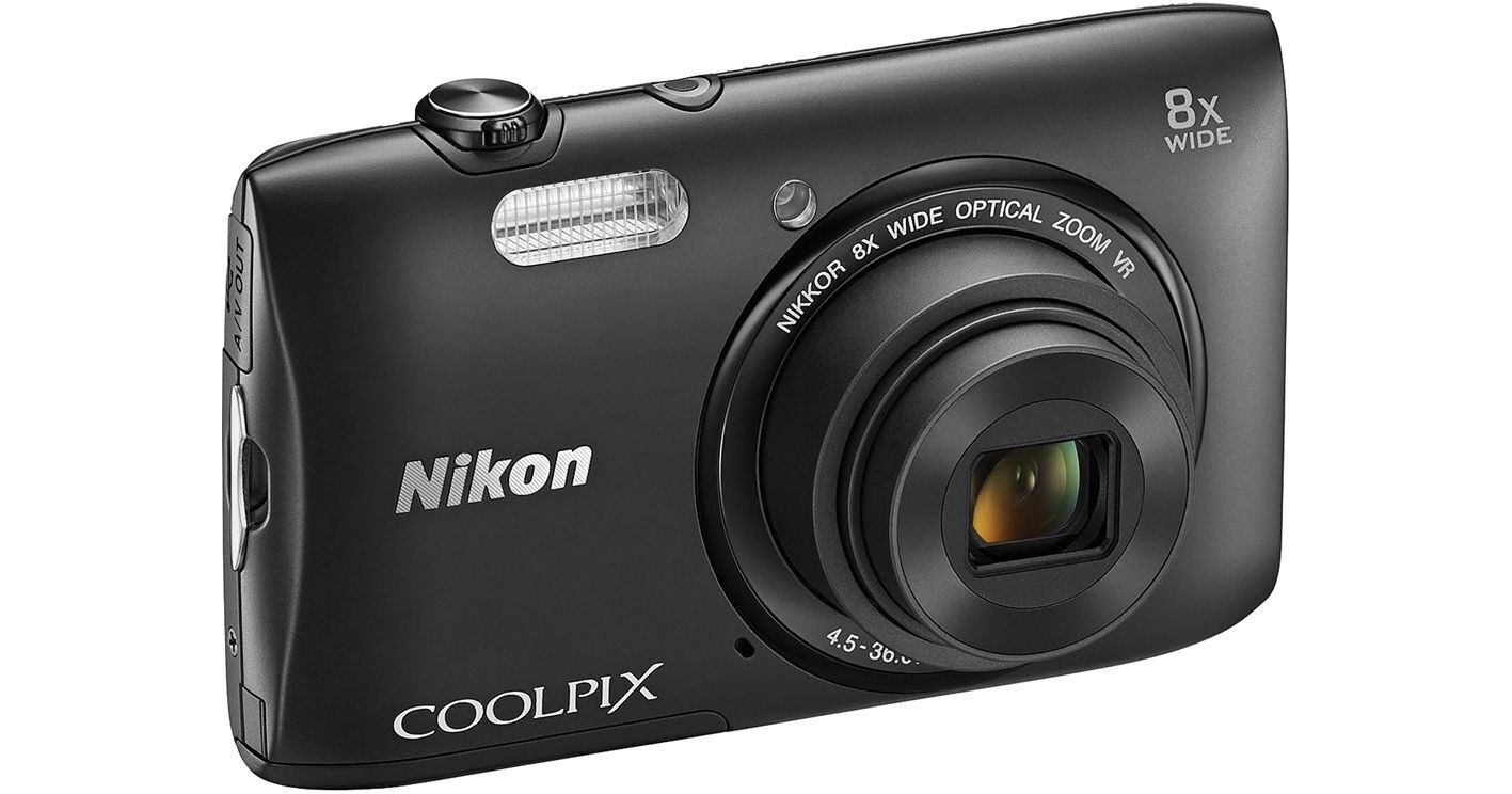 Nikon COOLPIX S3600 Digital Camera (Black) 26452 B&H Photo Video