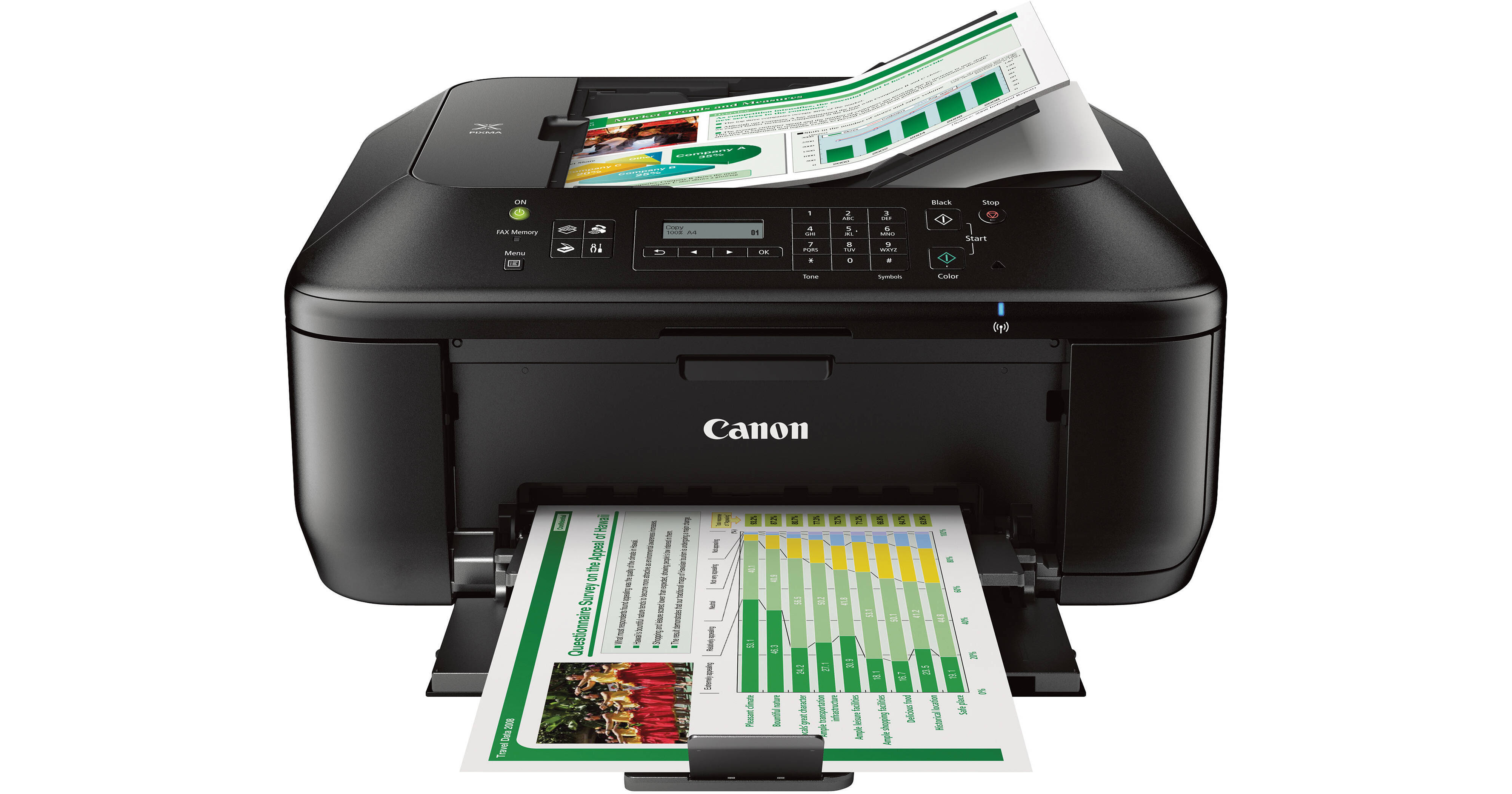 Canon PIXMA MX472 Wireless All-in-One Inkjet Printer 8749B002AA