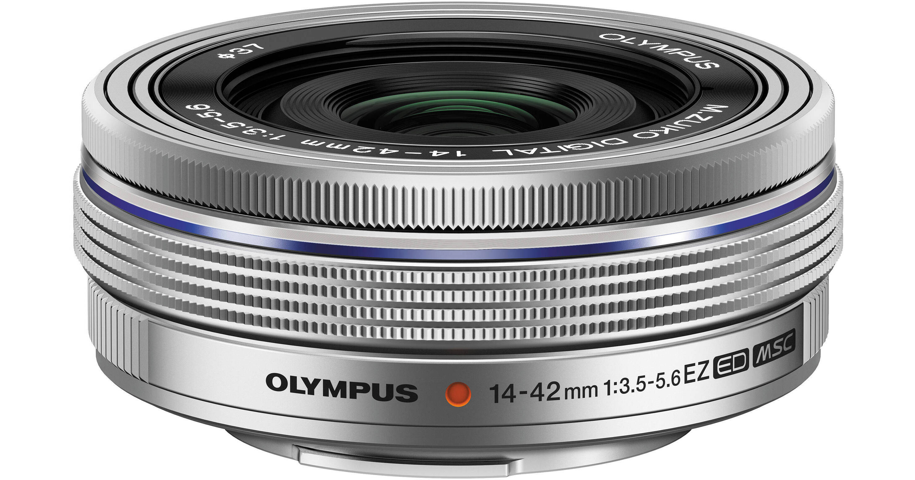 Olympus M.Zuiko Digital ED 14-42mm f/3.5-5.6 EZ Lens (Silver)