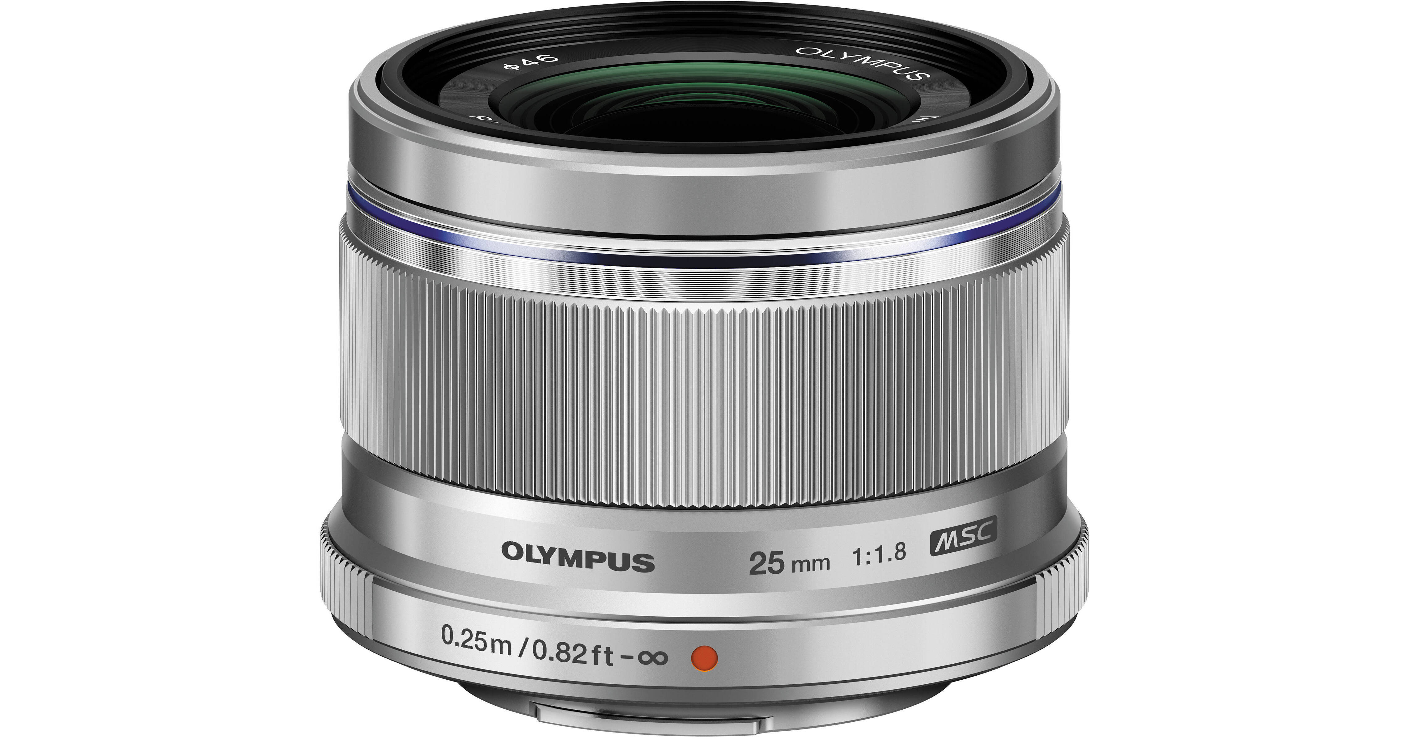 Olympus M.Zuiko Digital 25mm f/1.8 Lens (Silver) V311060SU000