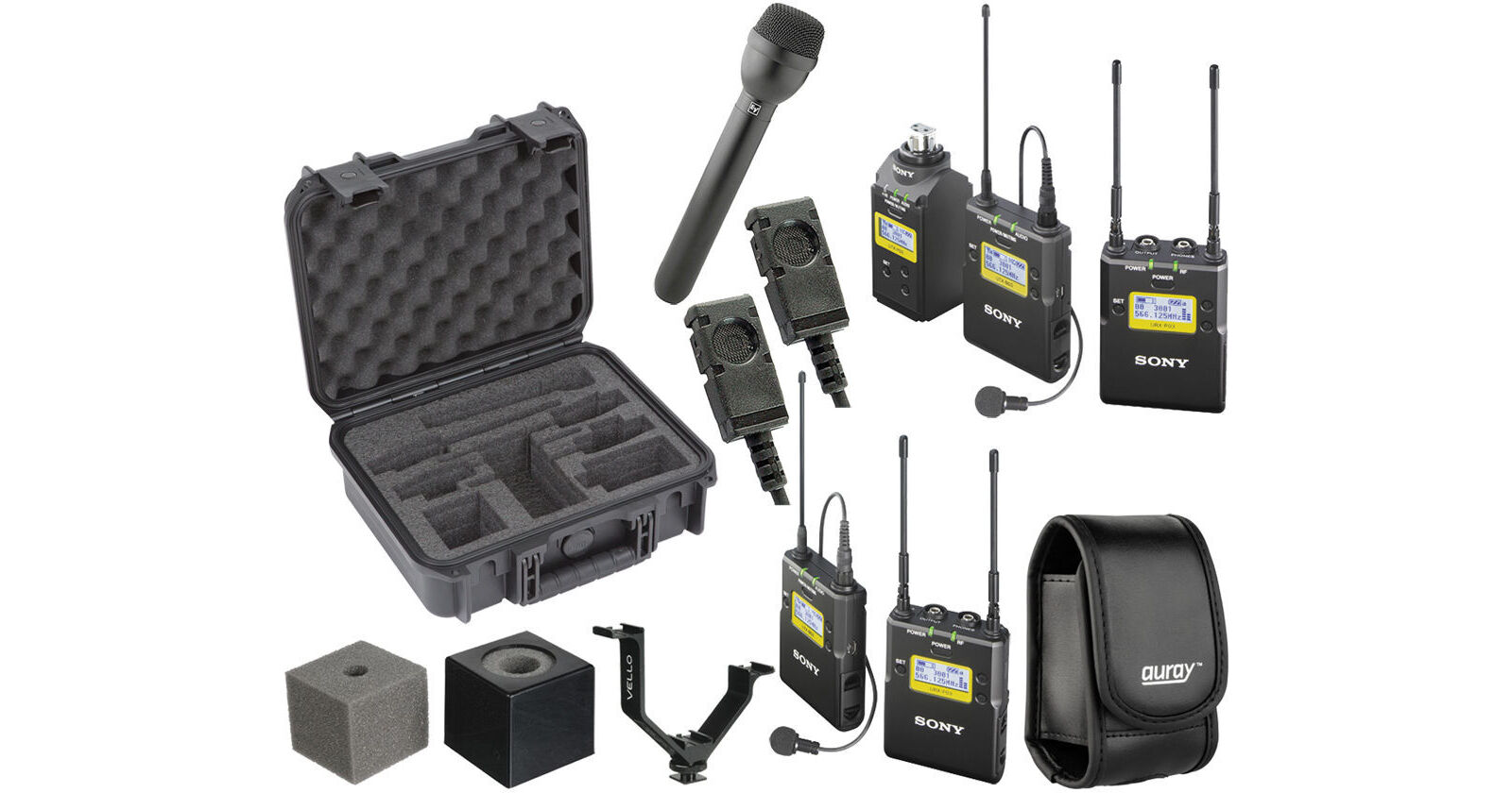 Sony UWPD ENG Dual Wireless Broadcast Kit (UHF Channel 30/36