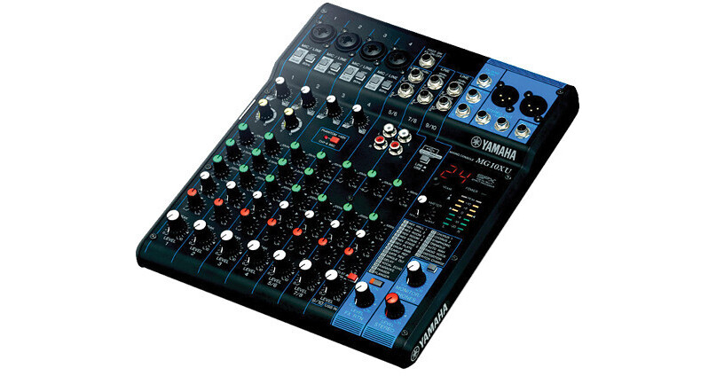 Yamaha MG10XU 10-Input Mixer with Built-In FX and 2-In/2-Out USB Interface