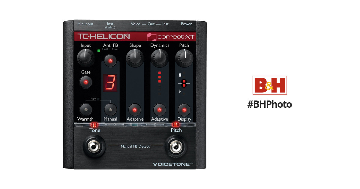TC-Helicon VoiceTone Correct XT - Voice Processing and 996007005