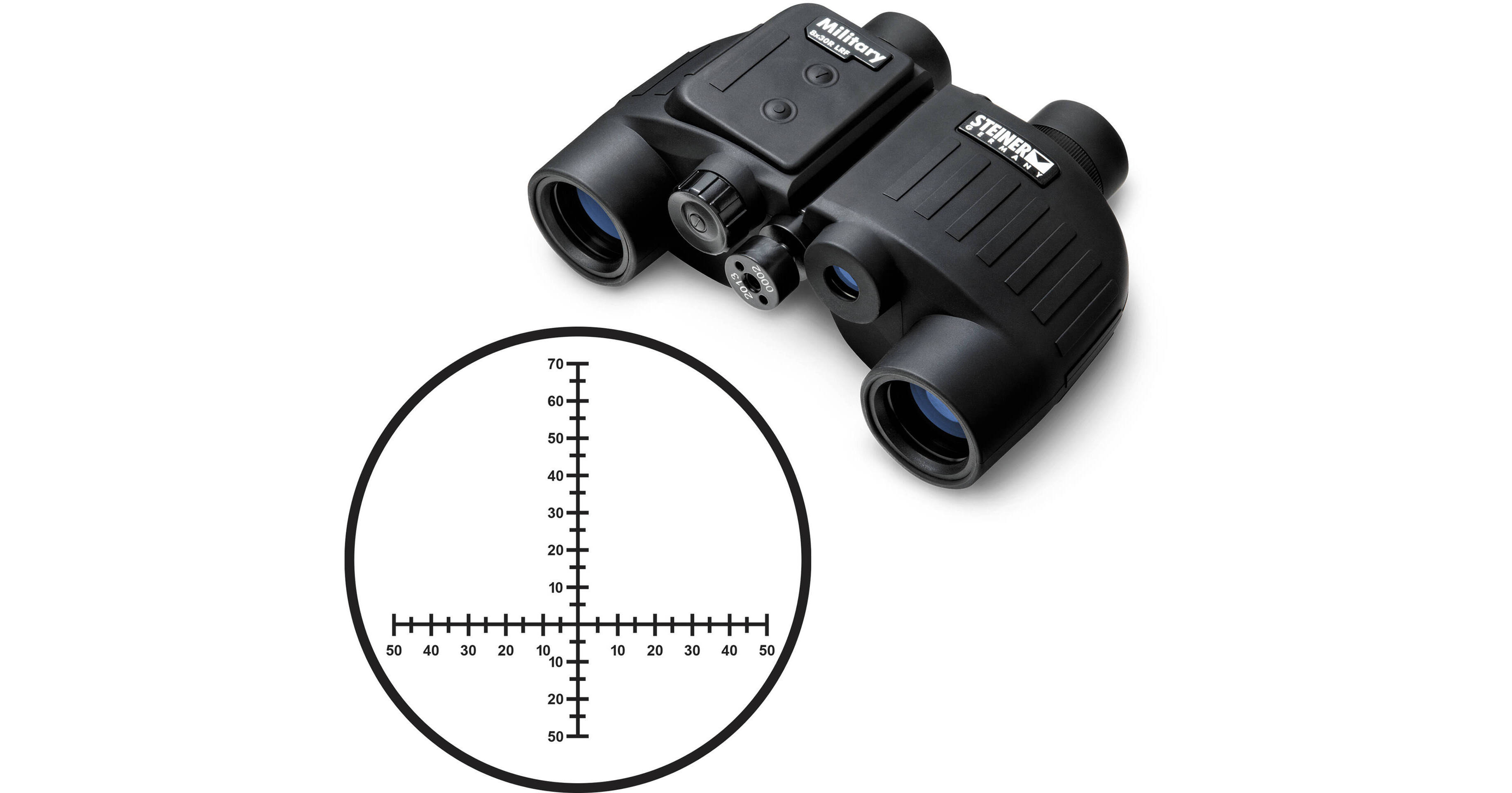 Steiner 8x30 M830r LRF Military Rangefinding Binocular 5918 B&H