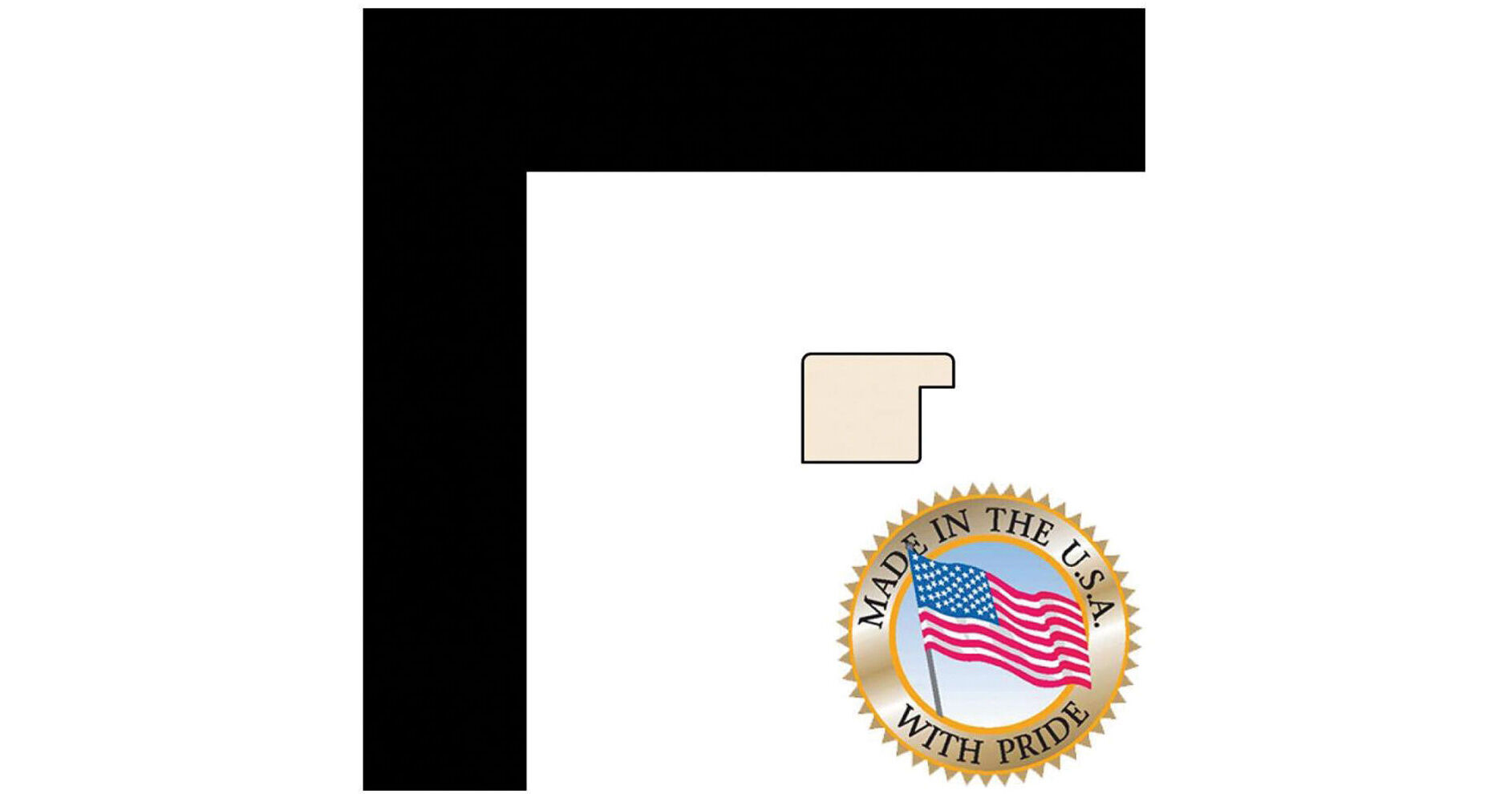 ART TO FRAMES 3926 Satin Black Frame WOMFRBW2607920X20 B&H