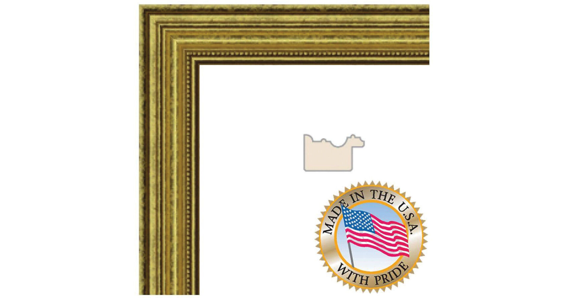 ART TO FRAMES 4159 Gold Foil on Pine WOM006681375YGLD14X18