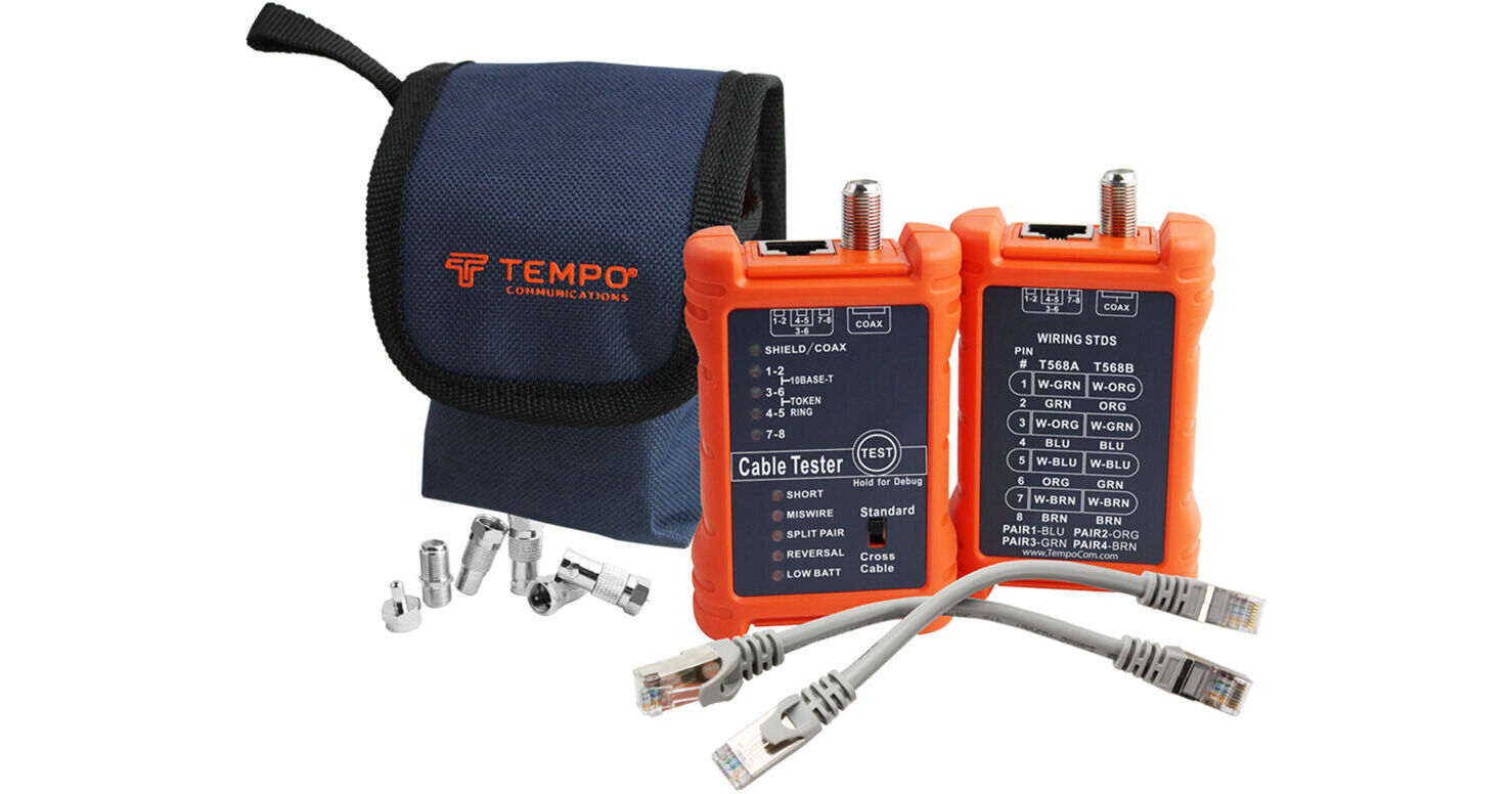 Tempo PA1594 LAN and A/V CableCheck Tester PA1594 B&H Photo