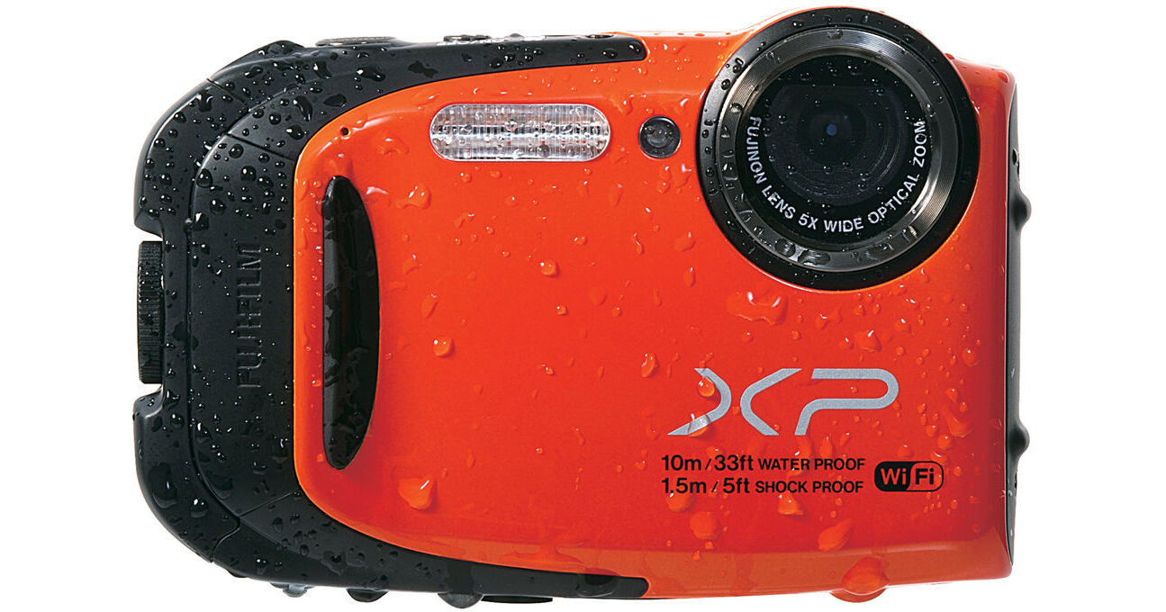 FUJIFILM FinePix XP70 Digital Camera (Orange) 16409662 B&H Photo