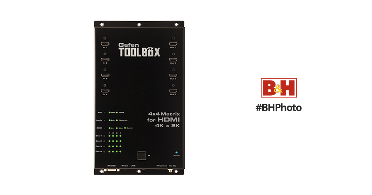 オンライン卸売 ToolBox Gefen 4x4 HDMI for Matrix PC周辺機器