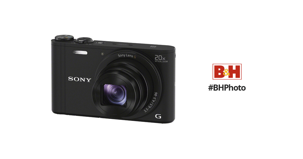 Sony Cyber-shot DSC-WX350 Digital Camera (Black)