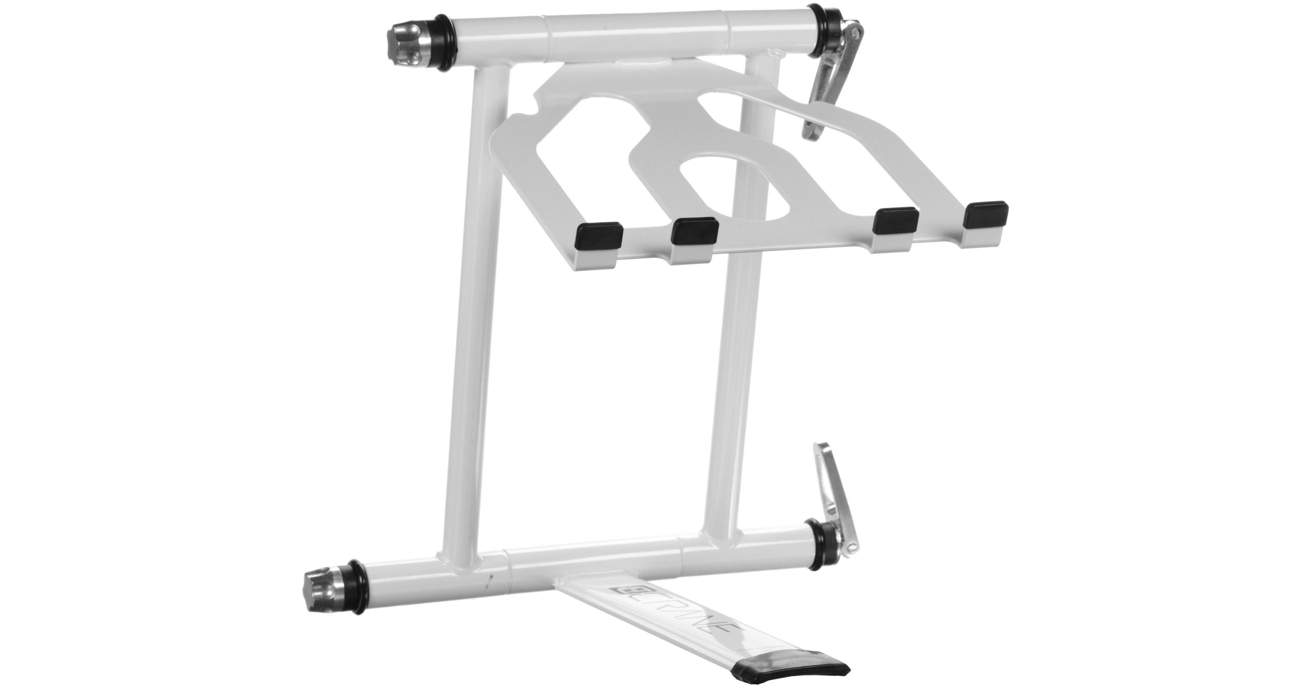 Crane Hardware Crane Stand Plus Folding Laptop Stand CV3PLSWHT