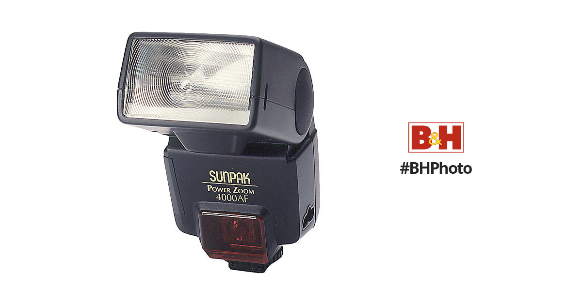 Sunpak PZ-4000 AF TTL Flash for Canon EOS 040C B&H Photo Video