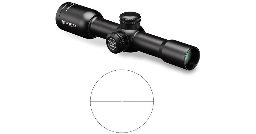 Vortex 1x24 Crossfire II Muzzleloader Riflescope CF2-31047 B&H