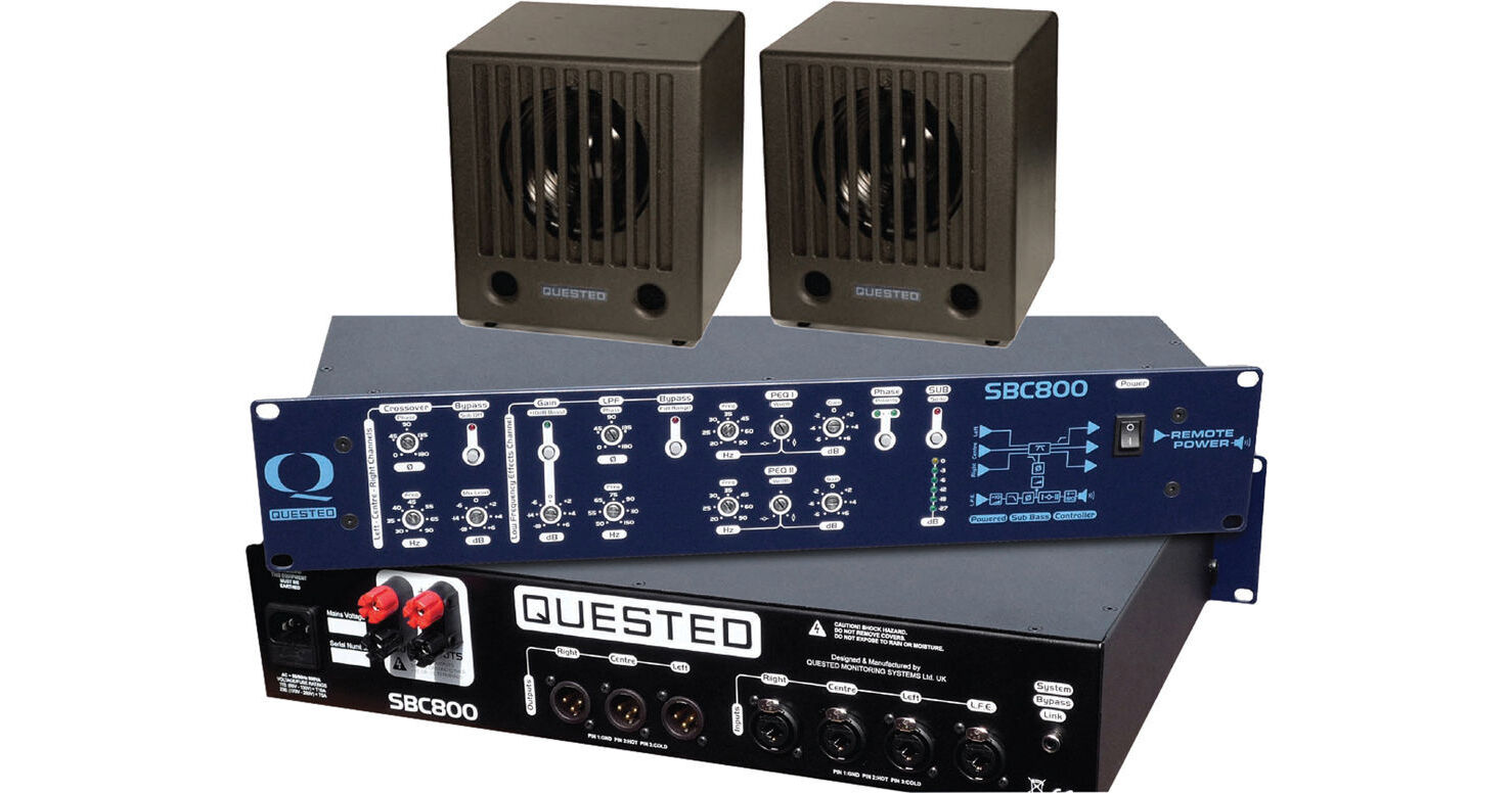 Quested Pair of X12 Subwoofers & SBC800 Powered SBC800/2 X X12