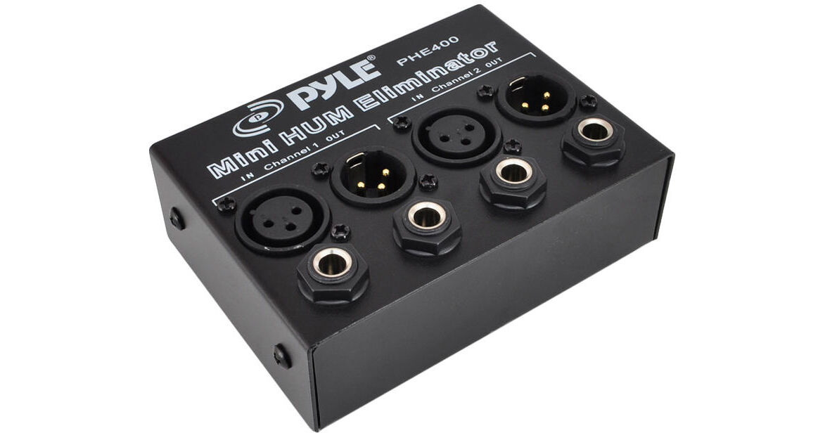 Pyle Pro PHE400 Mini 2Channel Hum Eliminator PHE400 B&H Photo