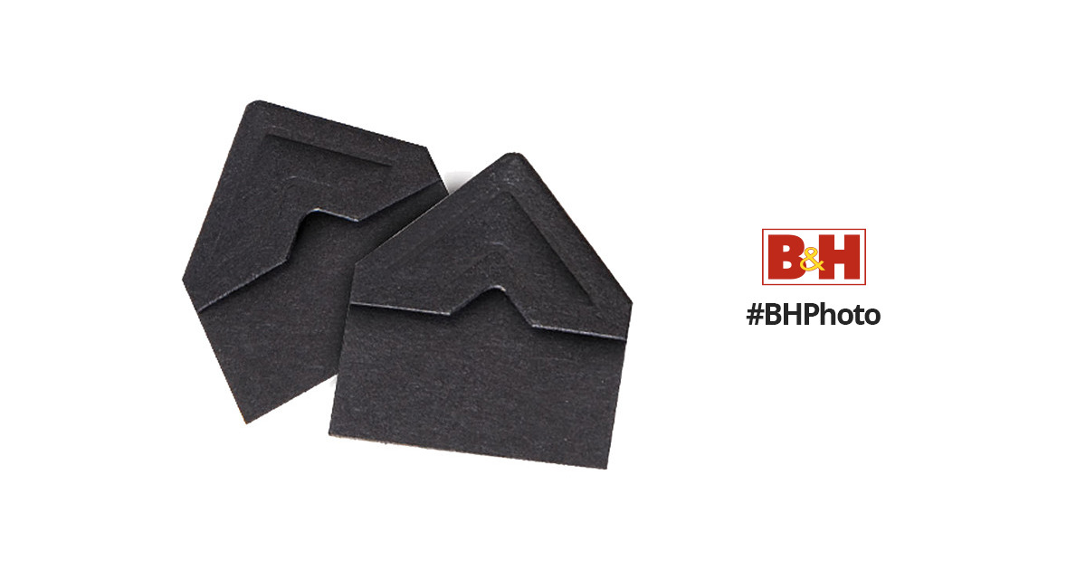 Scrapbook Adhesive Photo Corners - Solid Black 250pc - 093616016695