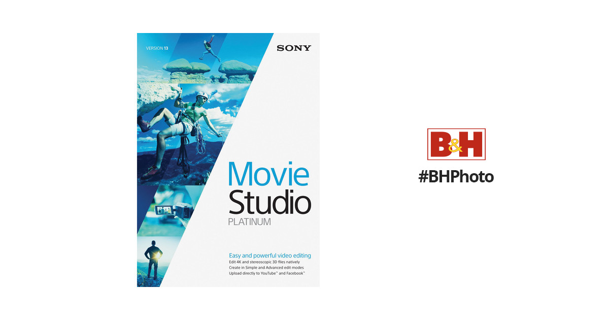 Sony VEGAS Movie Studio Platinum 13 KSPMS130SL3 B&H Photo Video