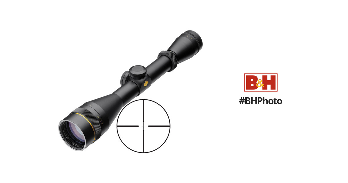 Leupold 4-12x40 VX-2 Adjustable Objective Riflescope (Fine Duplex, Silver) ...