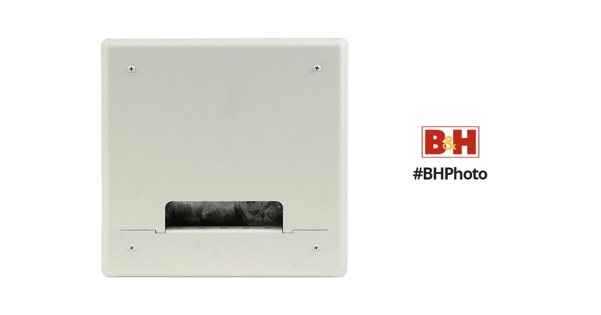 FSR PWB-CMU8-WHT-C - White Cover with Cable Exit for PWB-CMU8 Wall Box