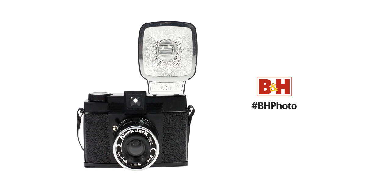 Lomography Diana F+ Medium Format Camera (Black Jack) HP700BJ