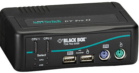 Black Box ServSwitch DT Pro II 2-Port KVM Switch KV7020A B&H