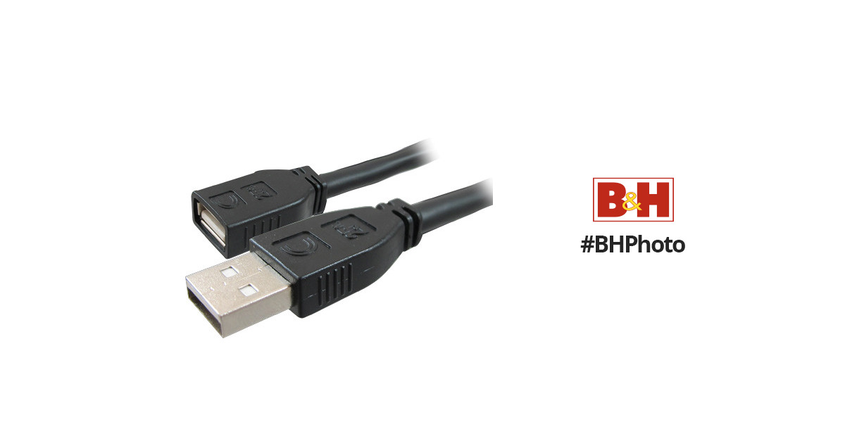 Comprehensive Pro AV/IT Active USB A Male to USB A Female Extender Cable  (40')