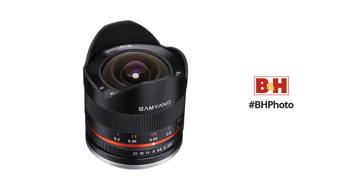 Samyang 8mm f/2.8 Fisheye II Lens for Sony E Mount