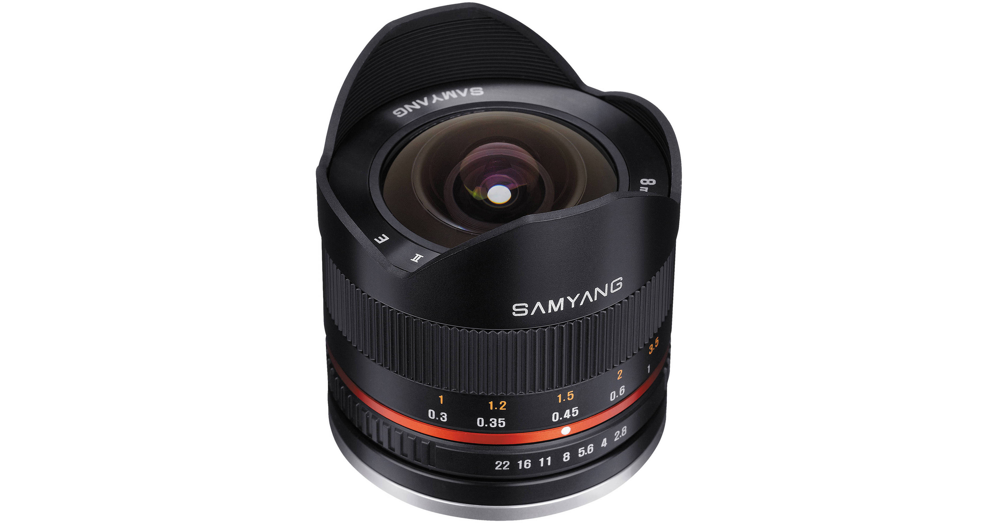 Samyang 8mm f/2.8 Fisheye II Lens for Canon EF-M Mount