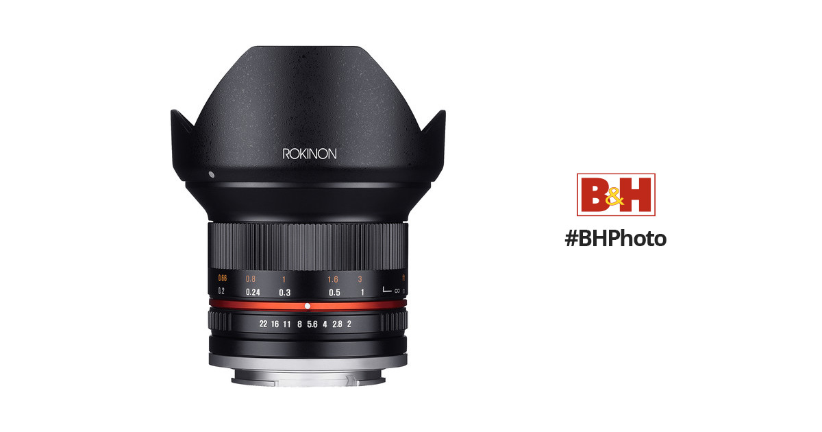 Rokinon 12mm f/2.0 NCS CS Lens for Sony E-Mount (Black) RK12M-E