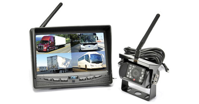 Rear View Safety Wireless Quad Backup Camera System