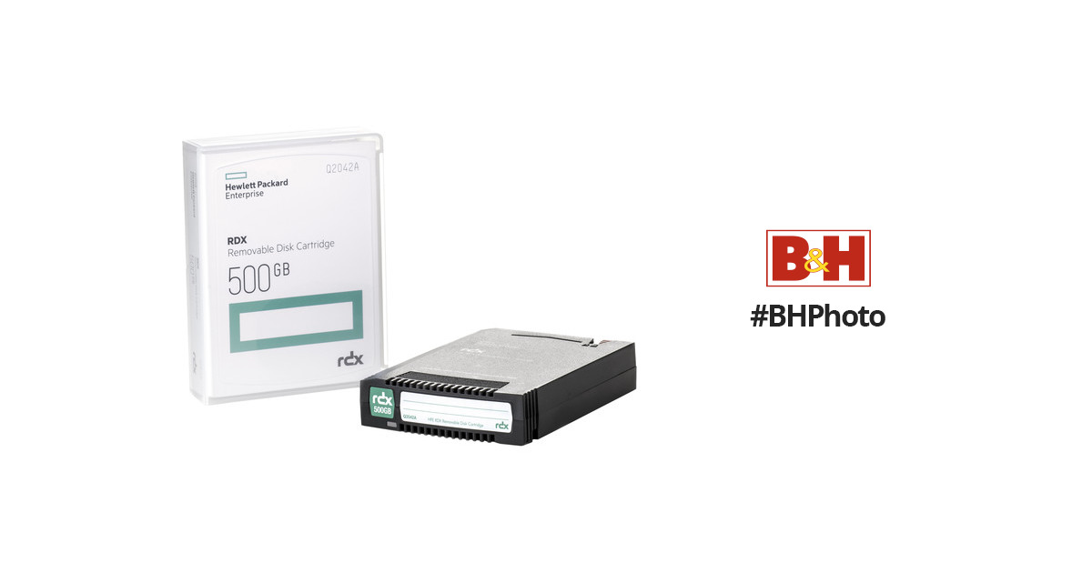 Hewlett Packard Enterprises 500GB RDX Removable Disk Q2042A B&H
