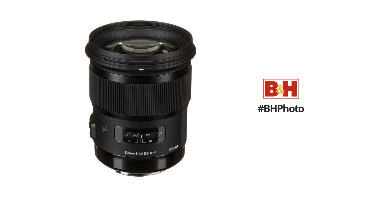 Sigma 50mm f/1.4 DG HSM Art Lens for Canon EF 311101 B&H Photo