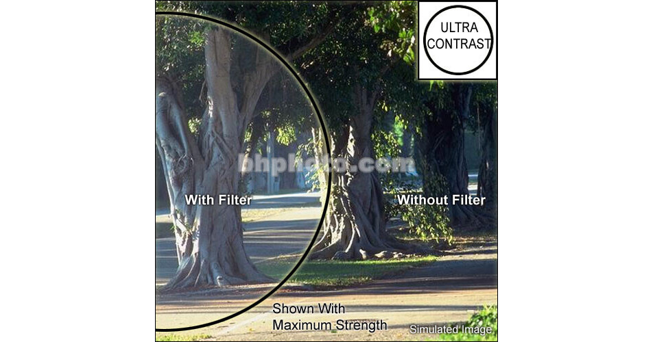 Tiffen 72MM LOW LIGHT ULTRACONTRAST 4 Filter – Für Bessere Kontrolle Bei Hohen Lichtkontrasten