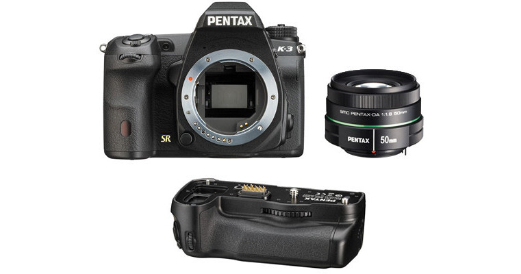 Pentax K-3 DSLR Camera with 50mm Lens Kit B&H Photo Video