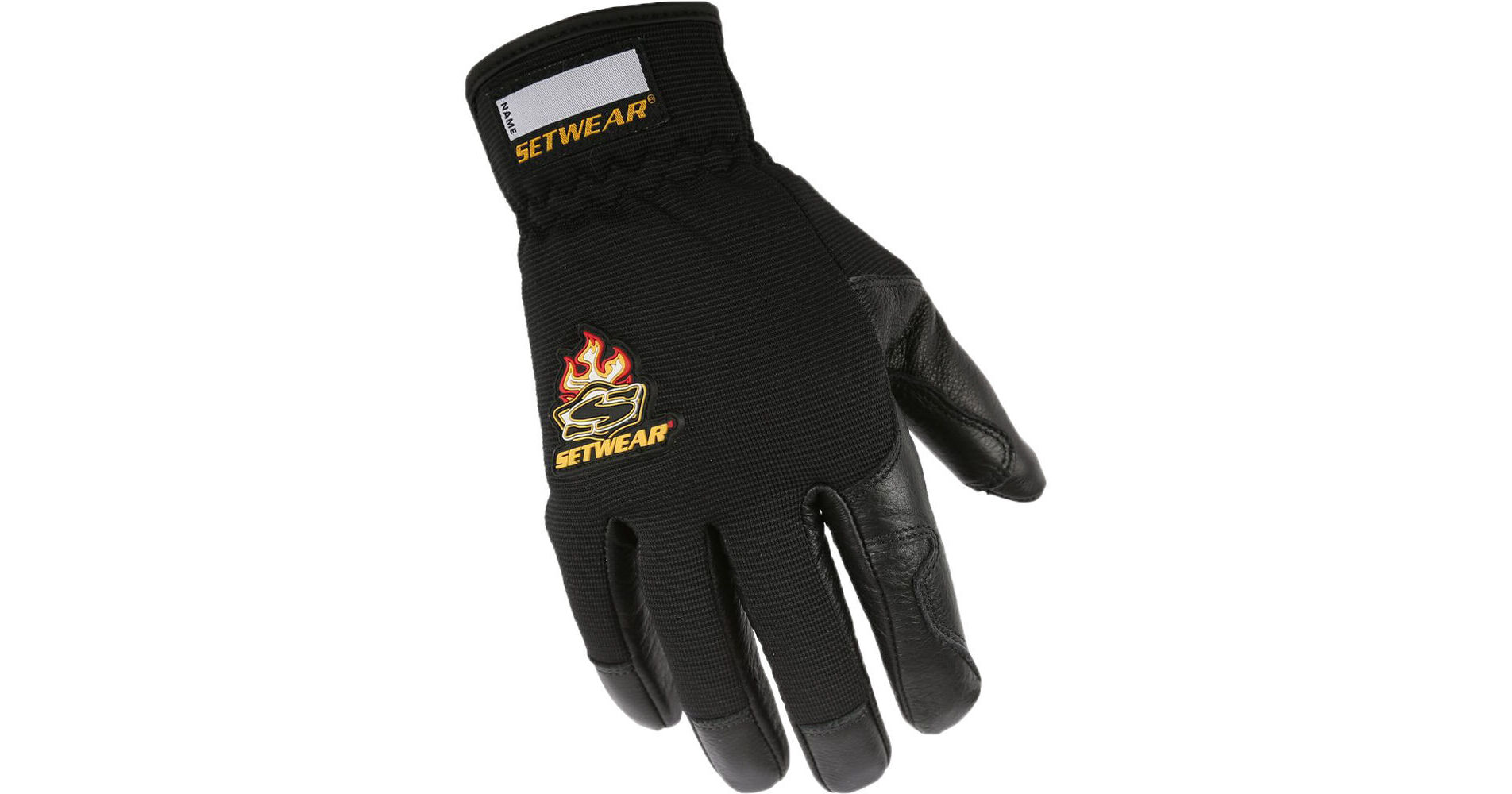 Setwear Pro Leather Gloves (Large, Black)