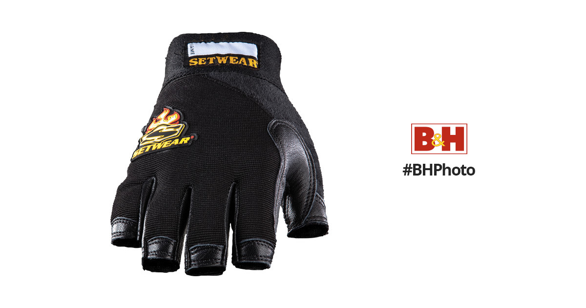 Setwear Leather Fingerless Gloves (Medium) SWF-05-009 B&H Photo