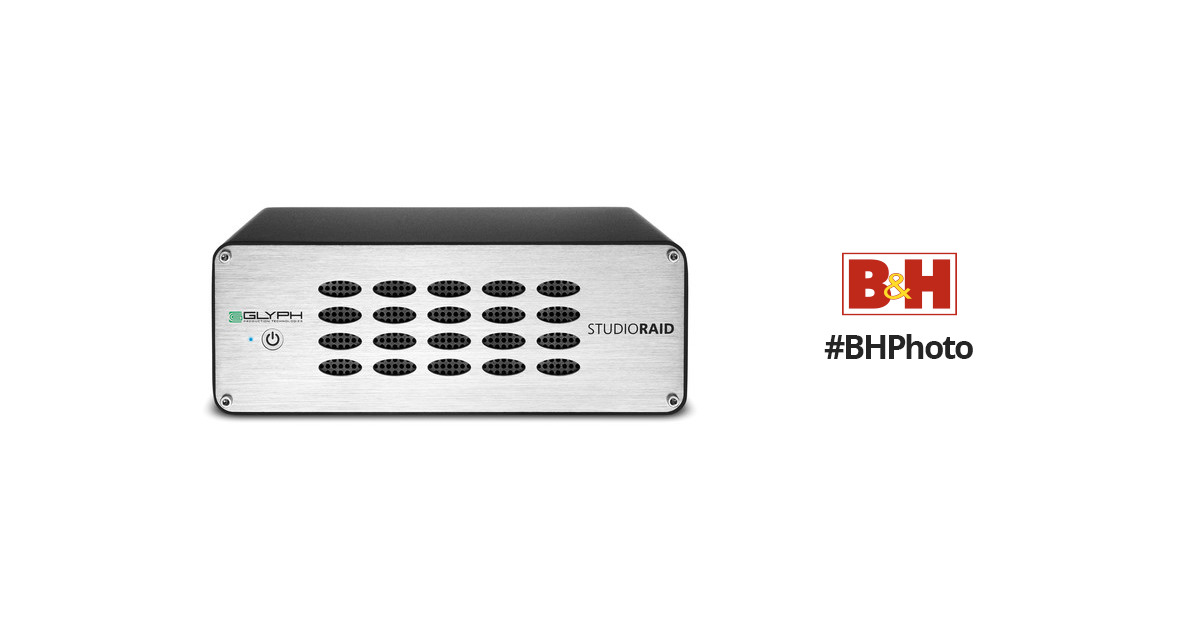 Glyph Technologies StudioRAID 8TB 2-Bay USB 3.2 Gen 1 RAID Array (2 x 4TB)