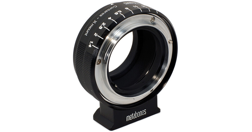 Metabones Contarex Mount Lens to Fujifilm X-Mount Camera Lens Mount Adapter  (Black Matte)