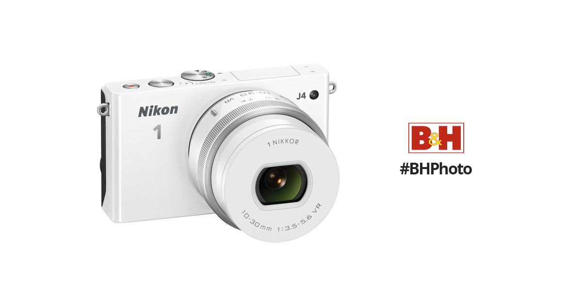 Nikon 1 J4 Mirrorless Digital Camera with 10-30mm Lens 27684 B&H