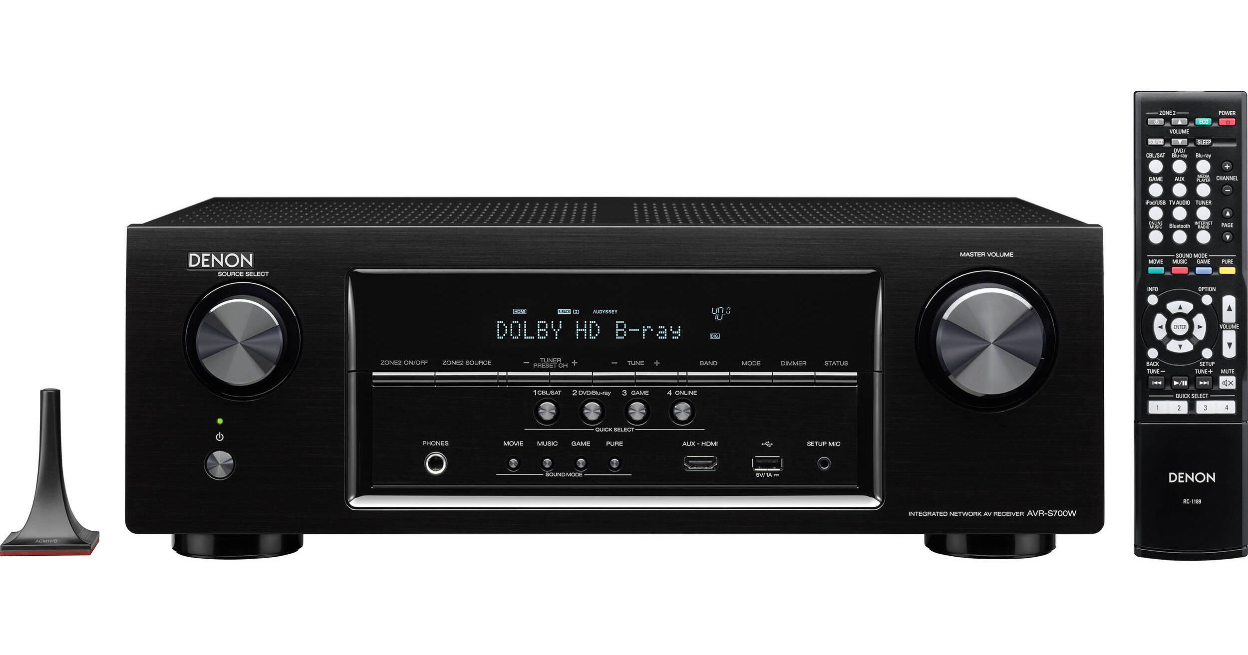 Denon AVRS700W 7.2 Channel Network AV Receiver AVRS700W B&H