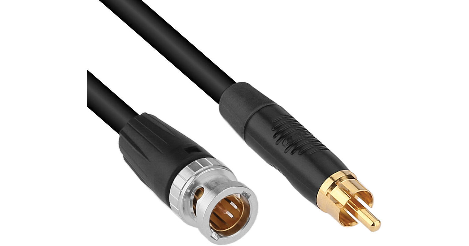 Kopul Premium Series BNC Male to RCA Male Cable (10 ft) VRBC-410